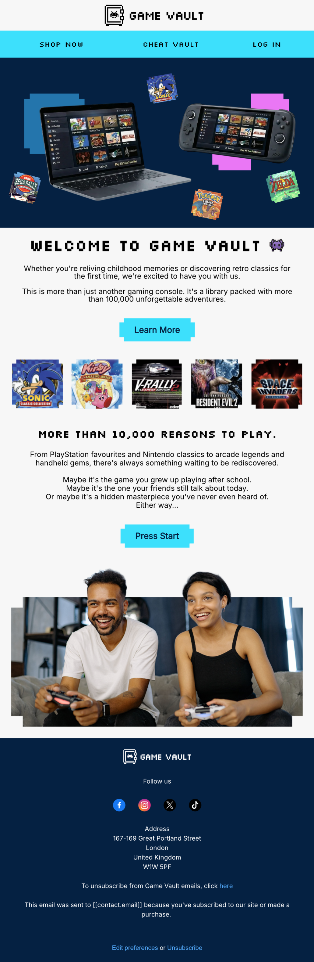 Email campaign example 2